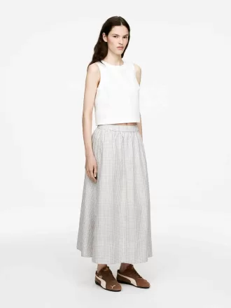 A-Line Cotton Skirt