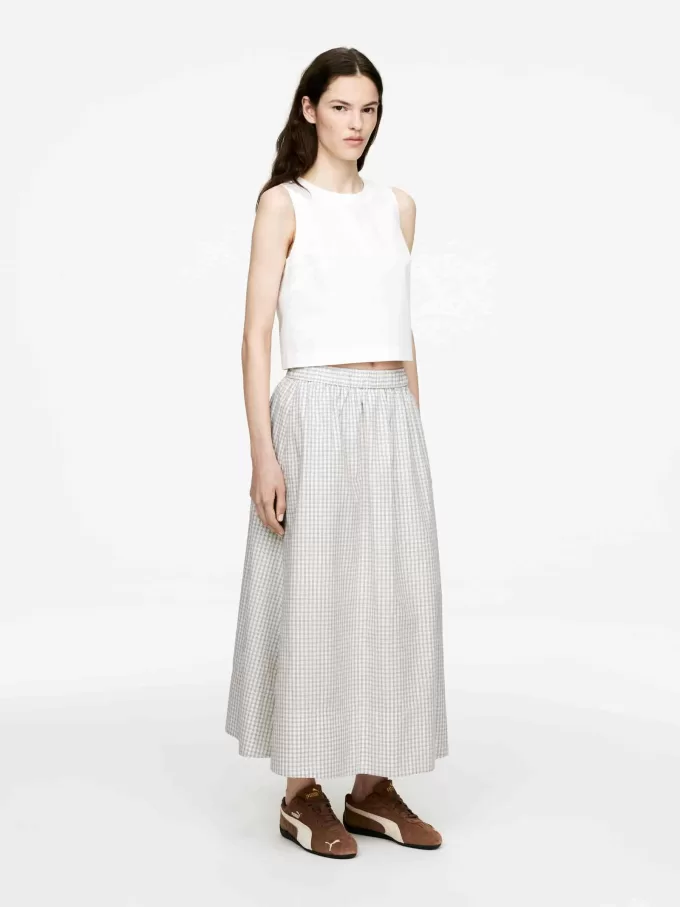 A-Line Cotton Skirt
