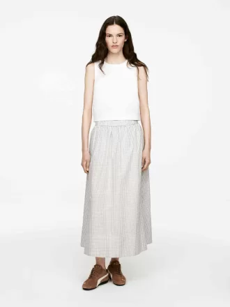 A-Line Cotton Skirt