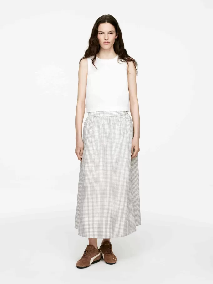 A-Line Cotton Skirt