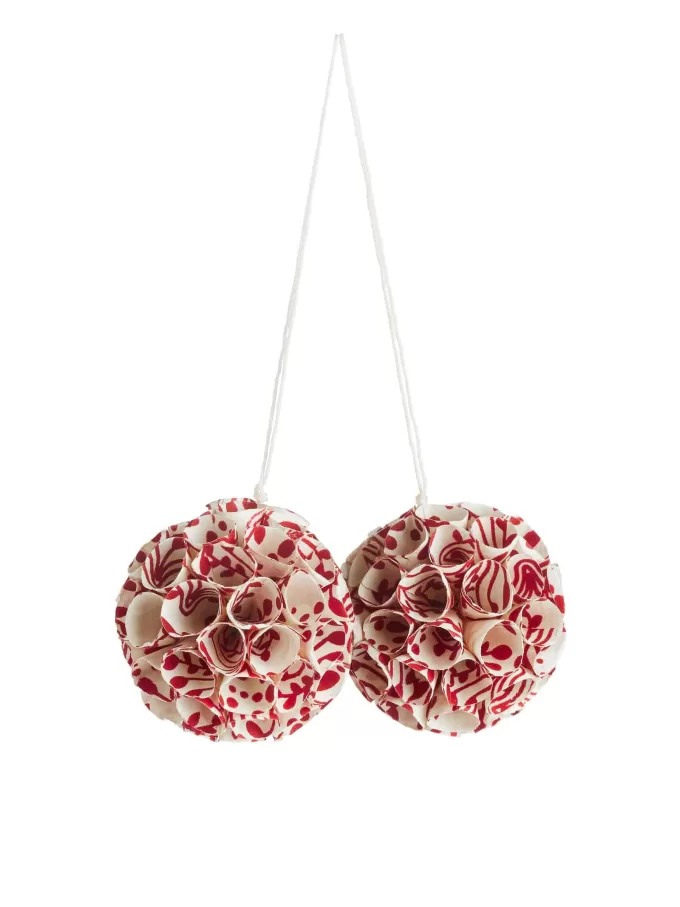 A World of Craft Paper Ornaments Set of 2 A World of Craft Paper Ornaments Set of 2