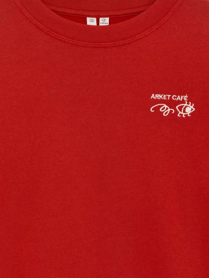 ARKET CAFÉ Embroidered Sweatshirt