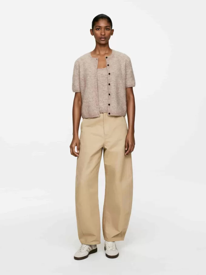 Alpaca-Wool Blend Cardigan