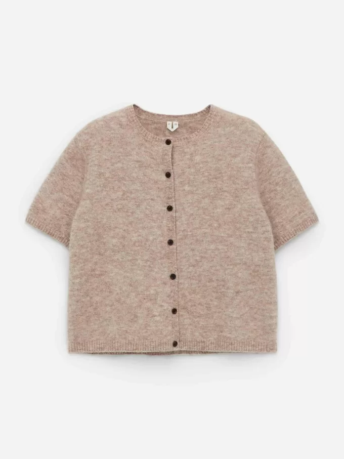 Alpaca-Wool Blend Cardigan