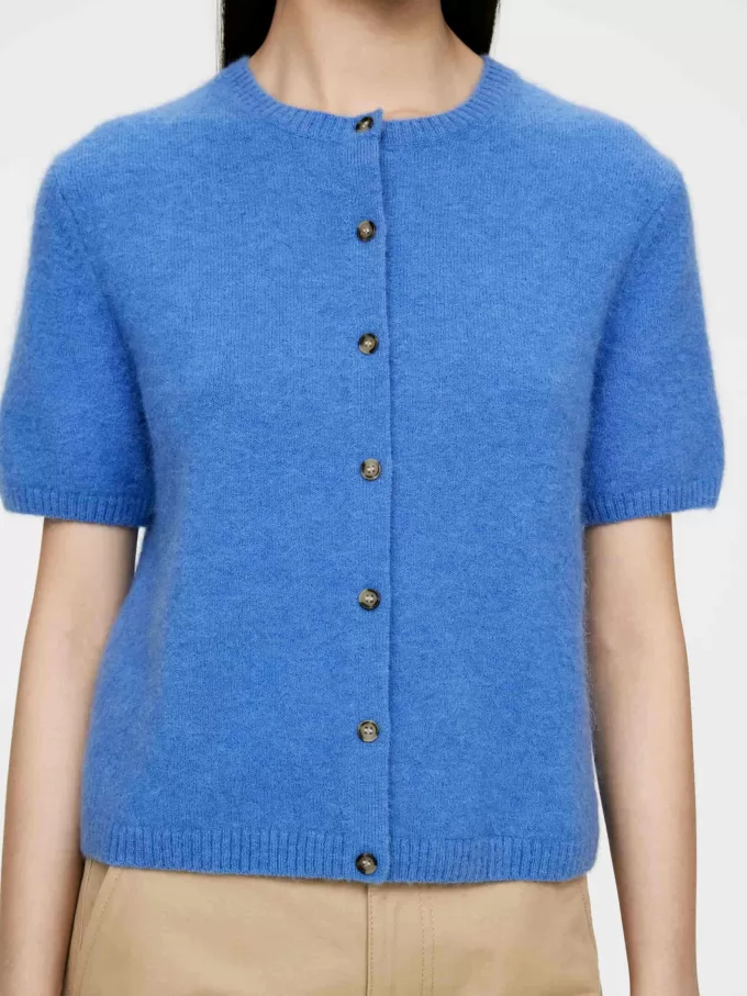 Alpaca-Wool Blend Cardigan