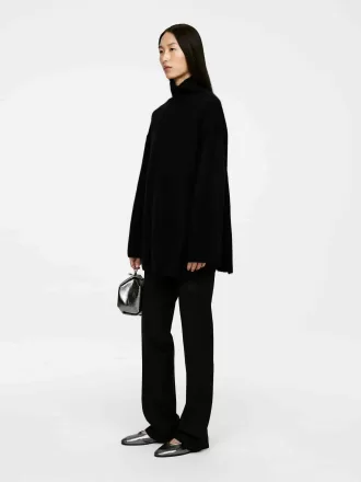 Alpaca-Wool Blend Chimney Jumper