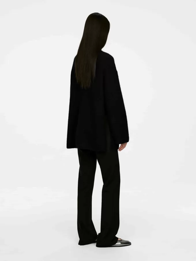Alpaca-Wool Blend Chimney Jumper
