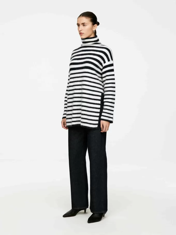 Alpaca-Wool Blend Chimney Jumper