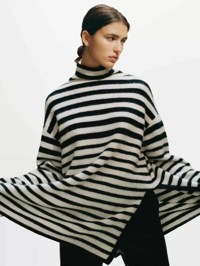Alpaca-Wool Blend Chimney Jumper