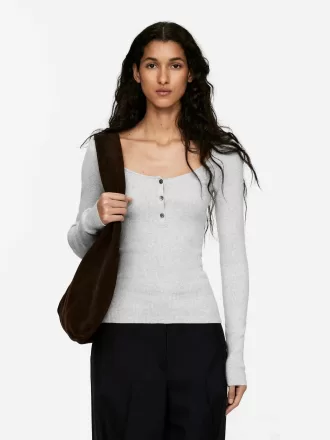 Ballerina-Neckline Top