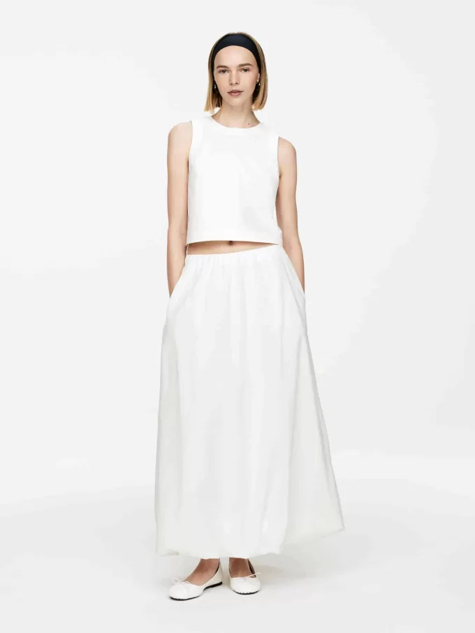 Ballon-Hem Skirt