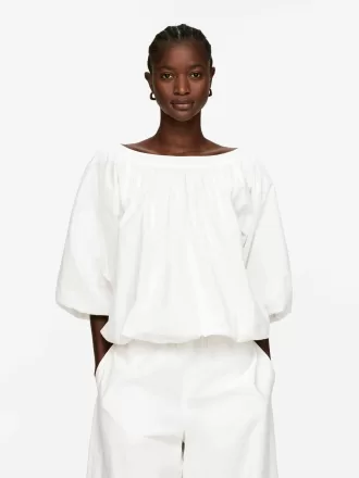 Balloon-Hem Top