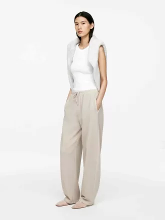 Barrel-Leg Sweatpants
