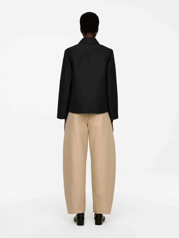 Barrel-Leg Trousers