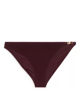 Bead-Detail Bikini Bottom