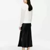 Bias-Cut Satin Skirt