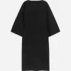 Boat-Neck Midi Dress
