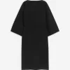 Boat-Neck Midi Dress