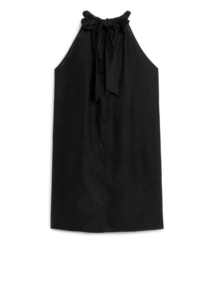 Bow Linen Dress