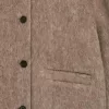 Brushed Wool-Blend Jacket