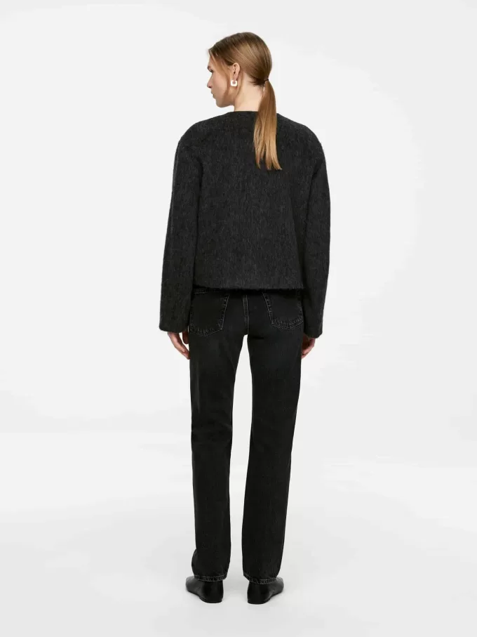 Brushed Wool-Blend Jacket