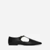 Buckled Leather Flats