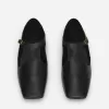 Buckled Leather Flats