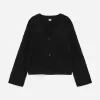 Cable-Knit Wool Cardigan