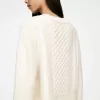 Cable-Knit Wool Cardigan