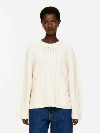 Cable Knit Wool Jumper