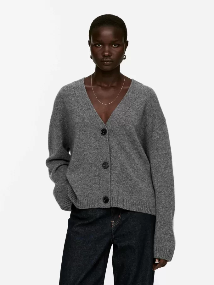 Cashmere-Wool Cardigan