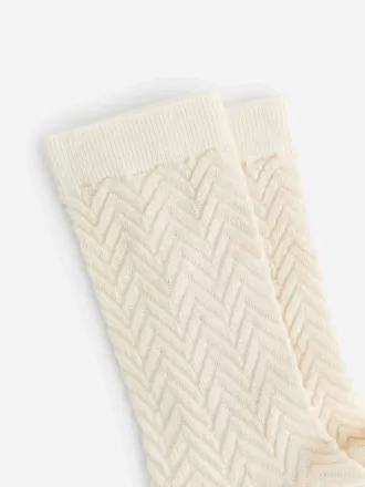 Cotton Chevron Socks