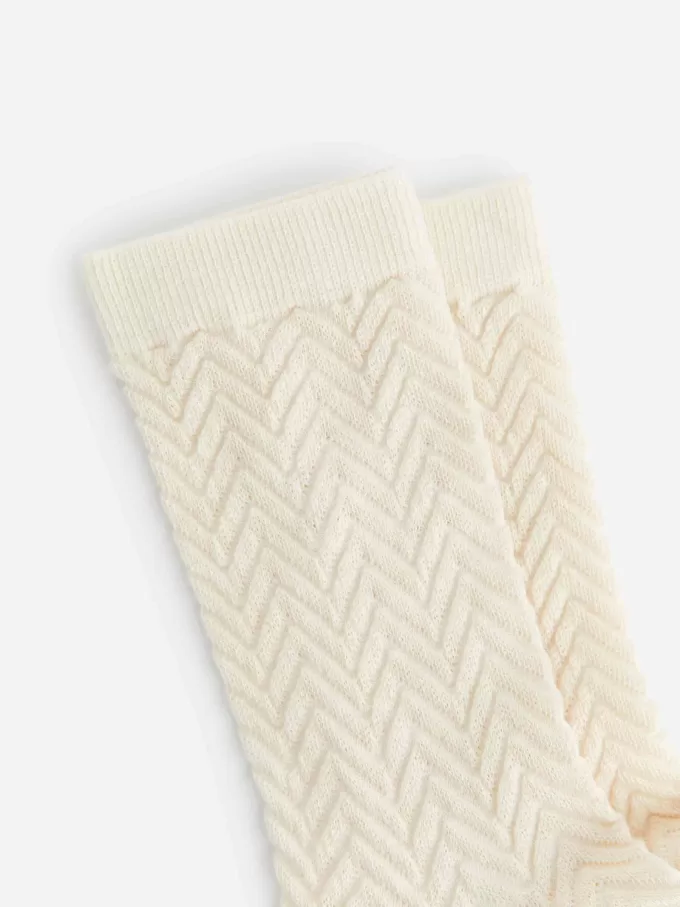 Cotton Chevron Socks