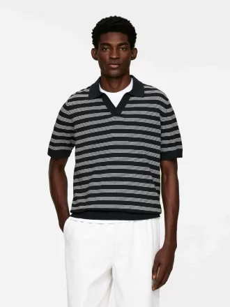 Cotton Linen Polo Shirt