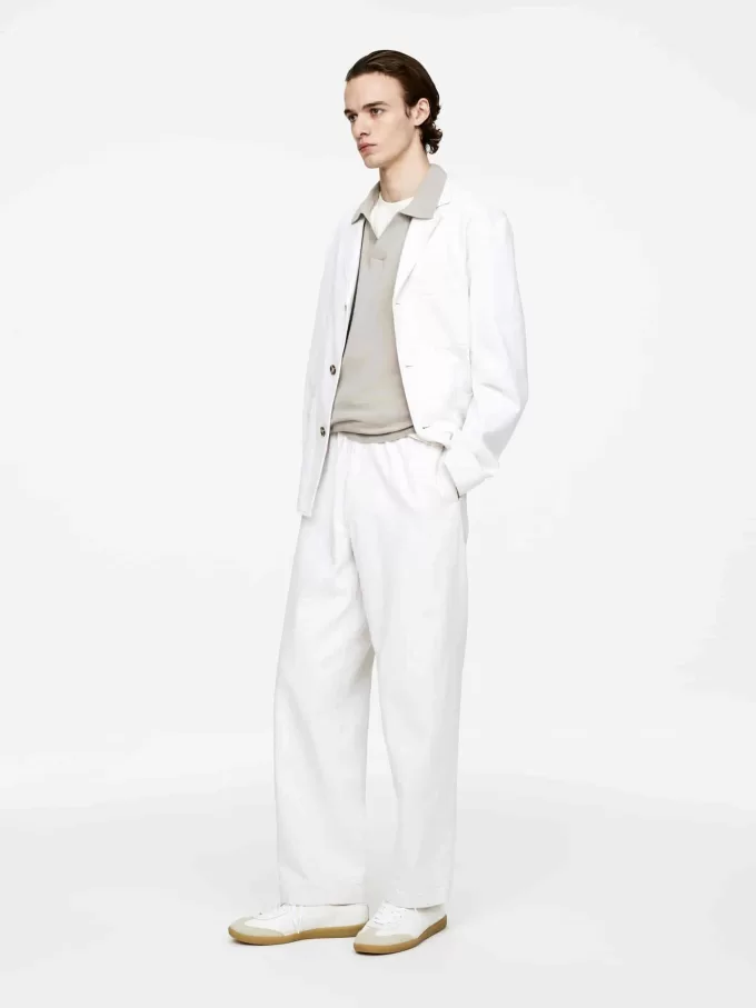 Cotton Linen Polo Shirt