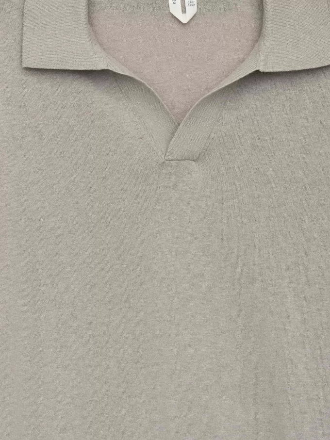 Cotton Linen Polo Shirt