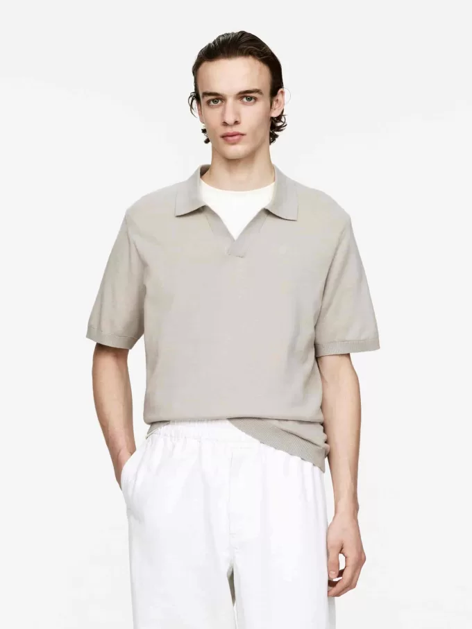 Cotton Linen Polo Shirt