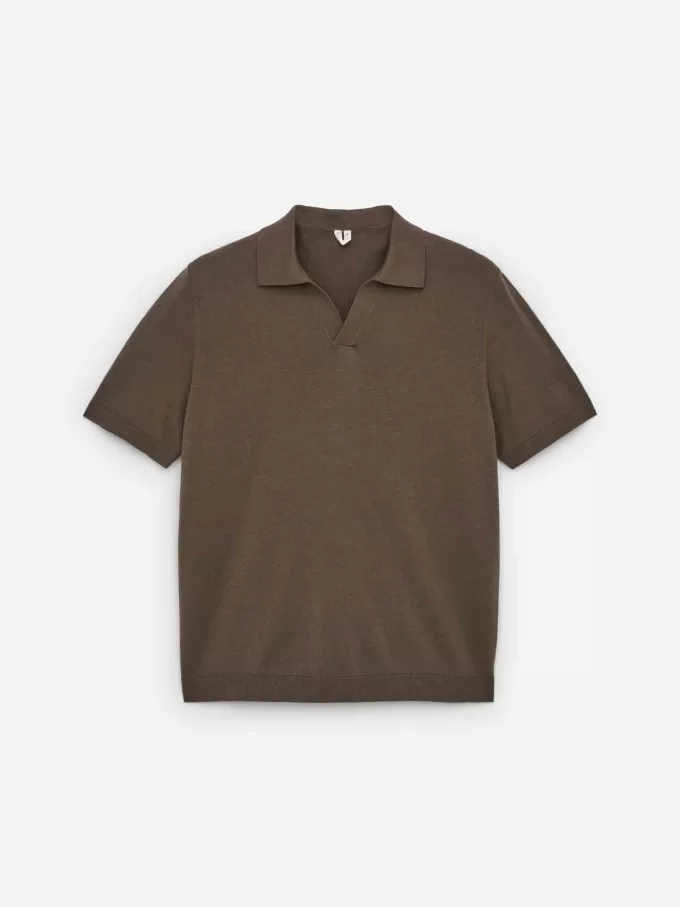 Cotton Linen Polo Shirt
