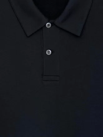 Cotton Lyocell Polo Shirt