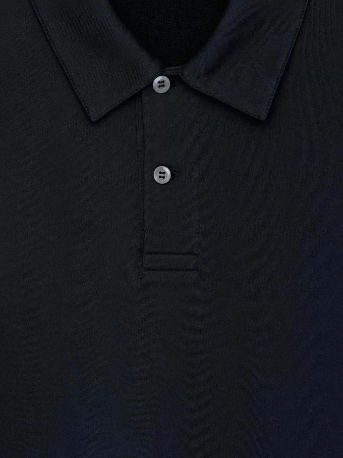 Cotton Lyocell Polo Shirt