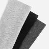 Cotton Rib Socks Set of 3