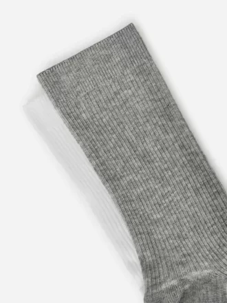 Cotton Rib Socks Set of 5