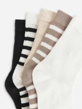 Cotton Socks Set of 5 Cotton Socks Set of 5