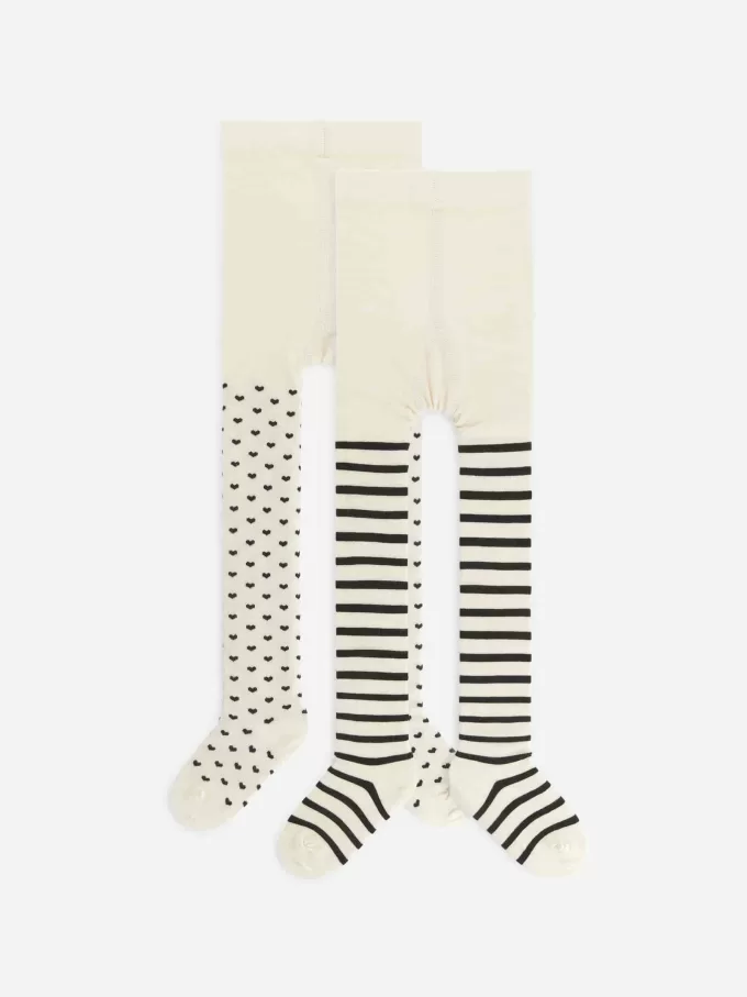 Cotton Tights, Set of 2