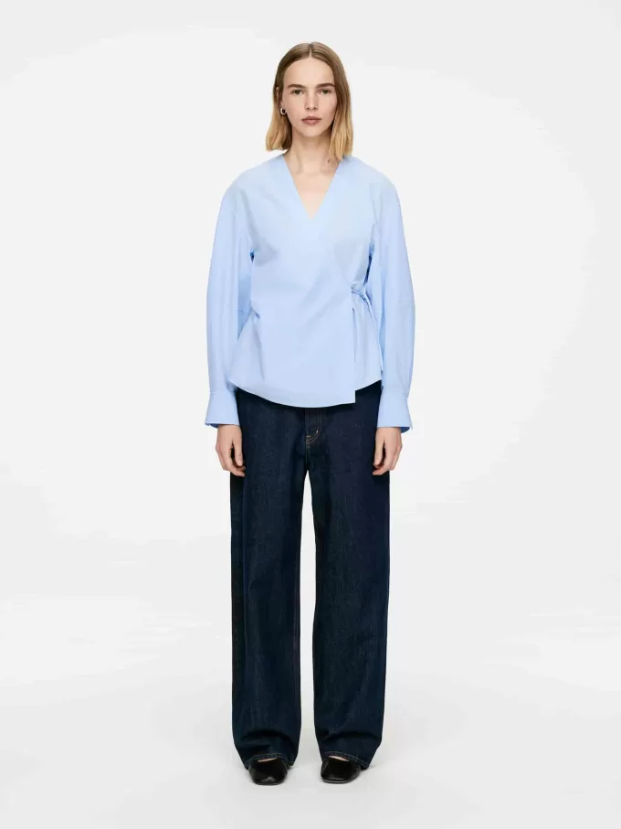 Cotton Wrap Top