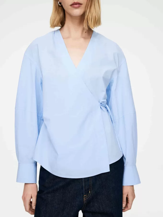 Cotton Wrap Top