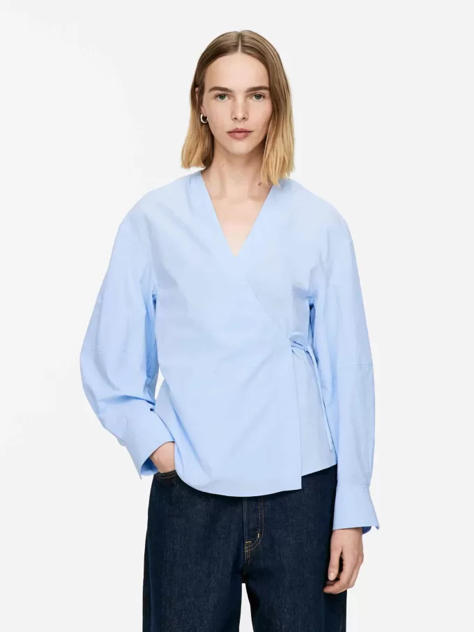 Cotton Wrap Top