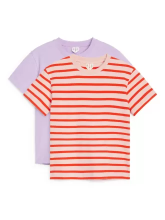 Crew-Neck T-Shirt Set of 2