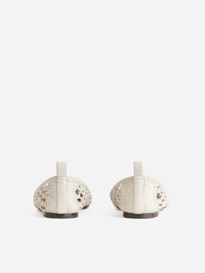 Crochet Leather Ballerina