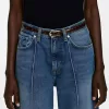 Croco Leather Belt